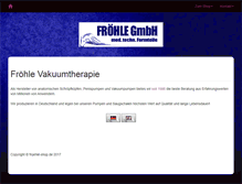 Tablet Screenshot of froehle-shop.de